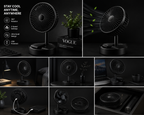Portable Rechargeable Handheld Fan – Foldable & Quiet