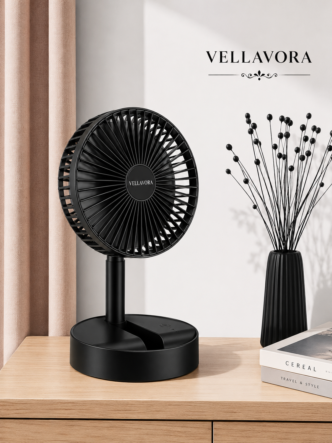 Portable Rechargeable Handheld Fan – Foldable & Quiet