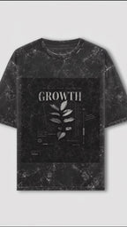 Unisex Acid Washed Oversized Tee